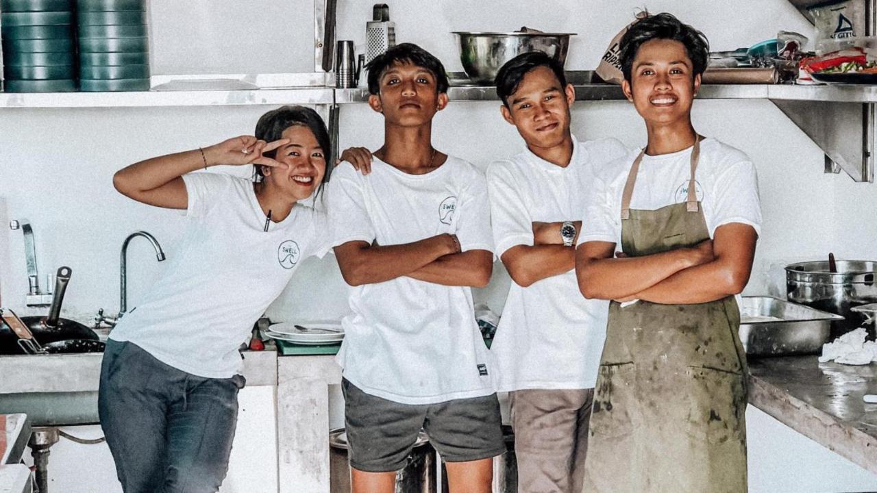 Swell Hotel, Pool Bar & Restaurant Tanah Lot Buitenkant foto
