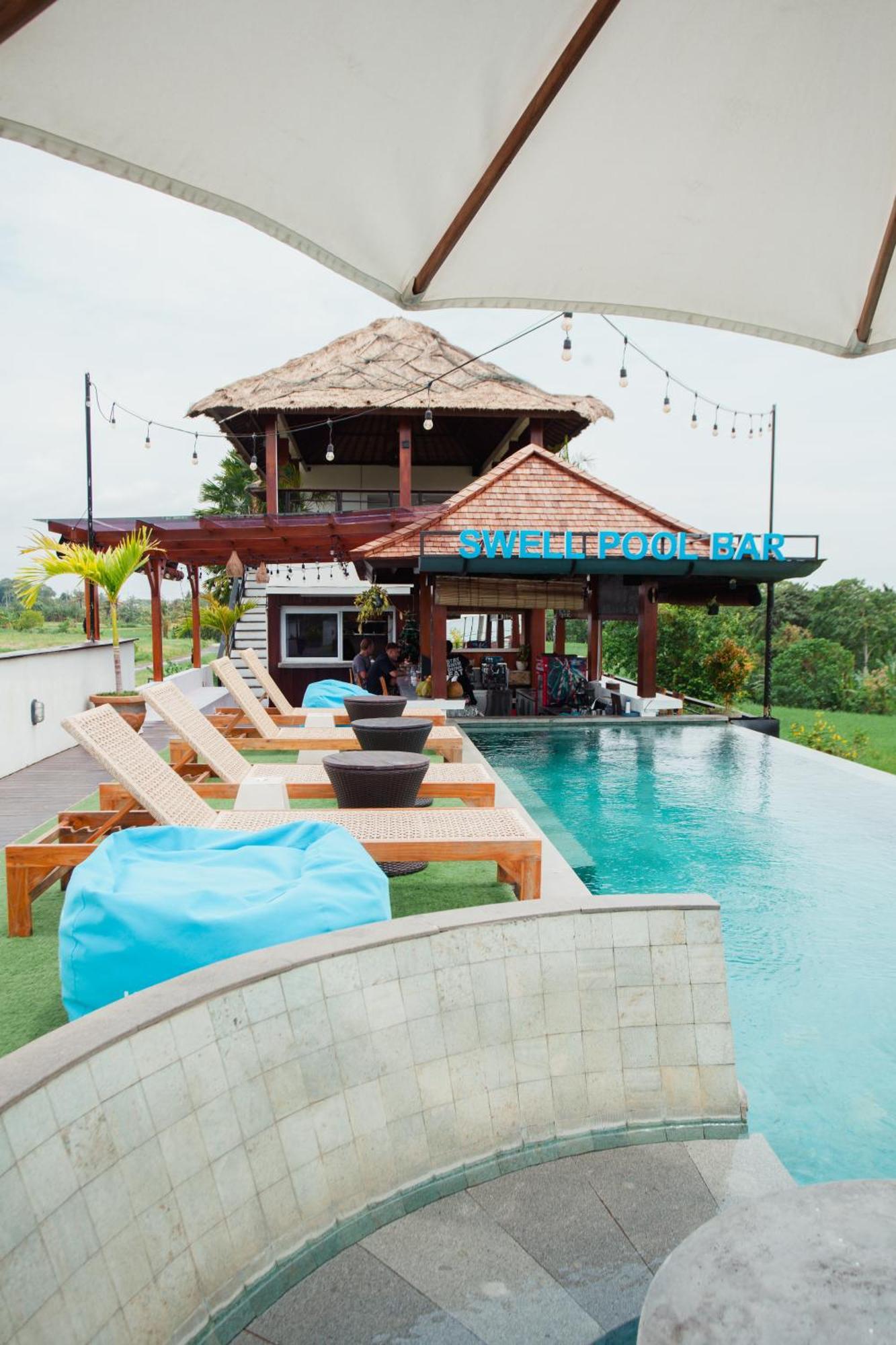 Swell Hotel, Pool Bar & Restaurant Tanah Lot Buitenkant foto
